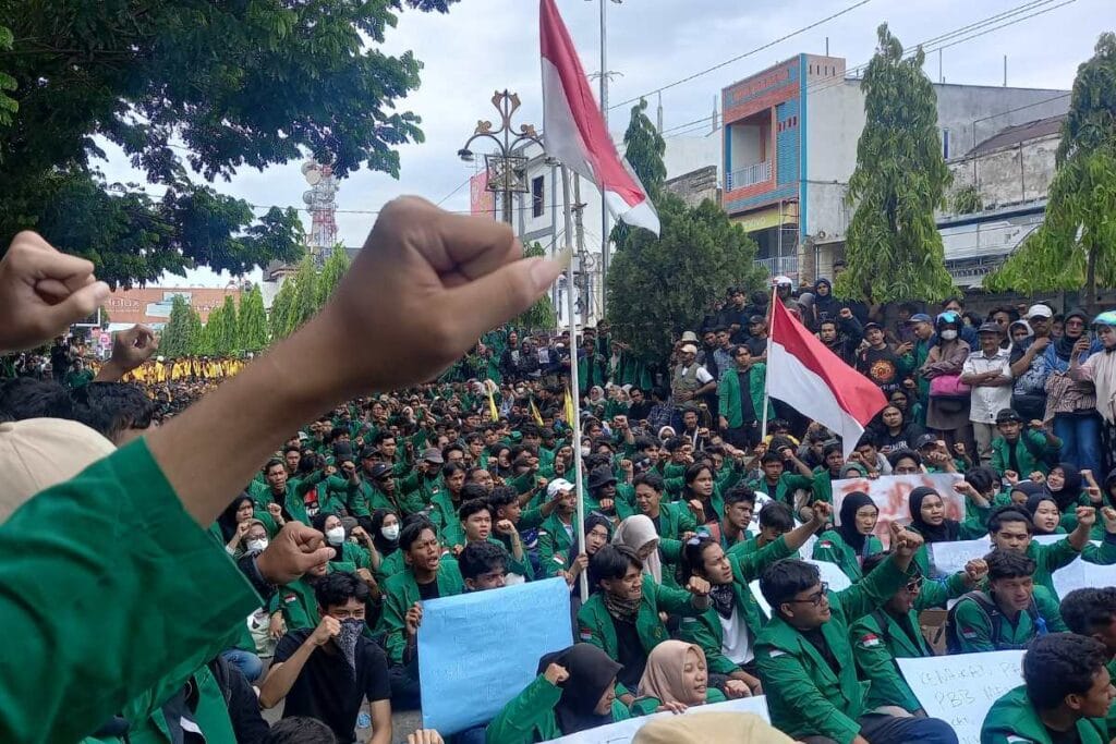 Mahasiswa Lhokseumawe, aksi demontrasi, bahas