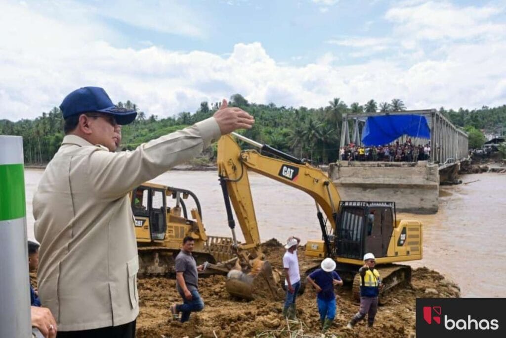 Jembatan Bailey, presiden prabowo, bahas